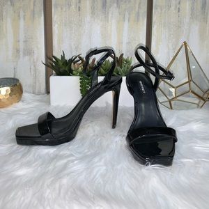 Black Strap Stilettos